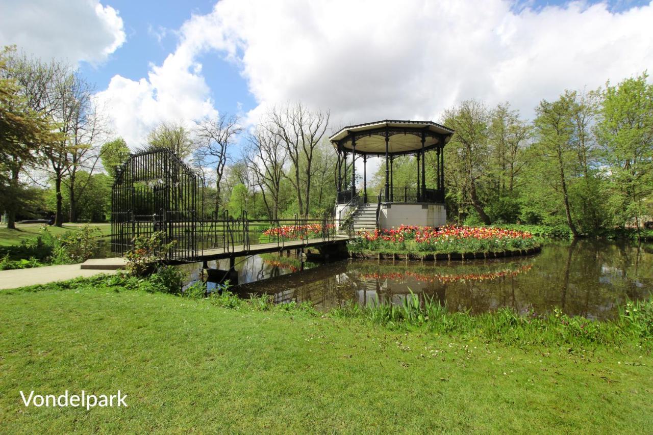 New Monumental Garden View Studio Amsterdam Room photo